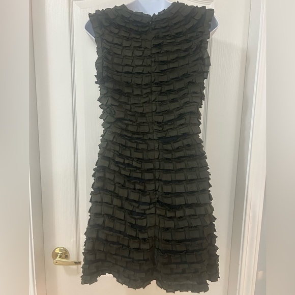 Sandro Black Ruffle Mini Dress - Picture 5 of 7